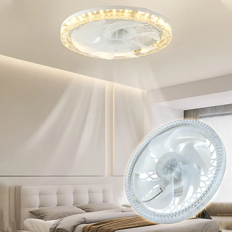 2-in-1 Mute Adjustable Fan Light with Remote Control