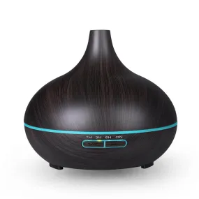 400ml Essential Oil Vaporizer | In Light or Dark Wood Grain