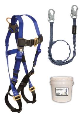 9500Z FallTech Harness and Lanyard 2-pc Mini Bucket Kit (7015, 8259, 2 Gallon Bucket)