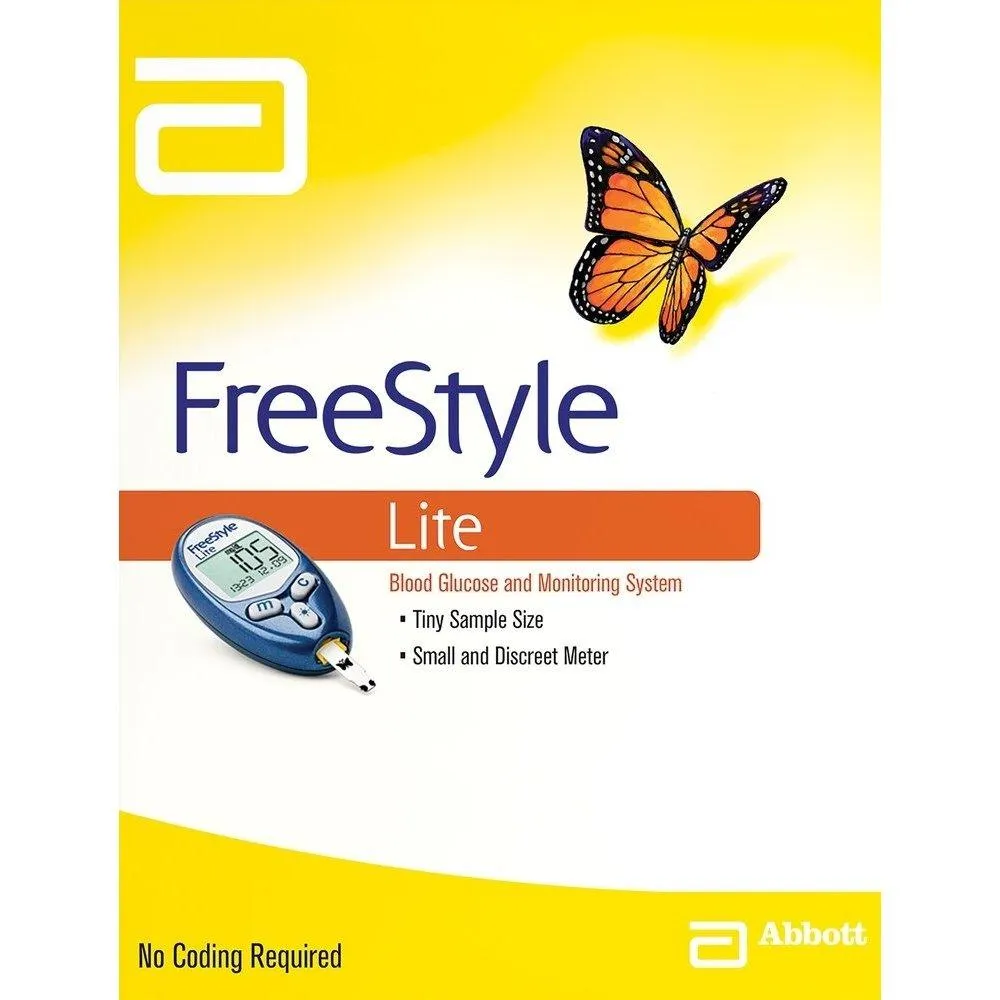 Abbott Freestyle Lite Blood Glucose Monitoring Kit