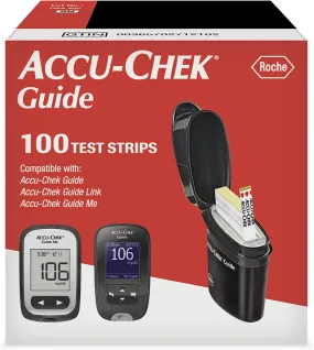 Accu-Chek Guide Glucose Test Strips for Diabetic Blood Sugar Testing