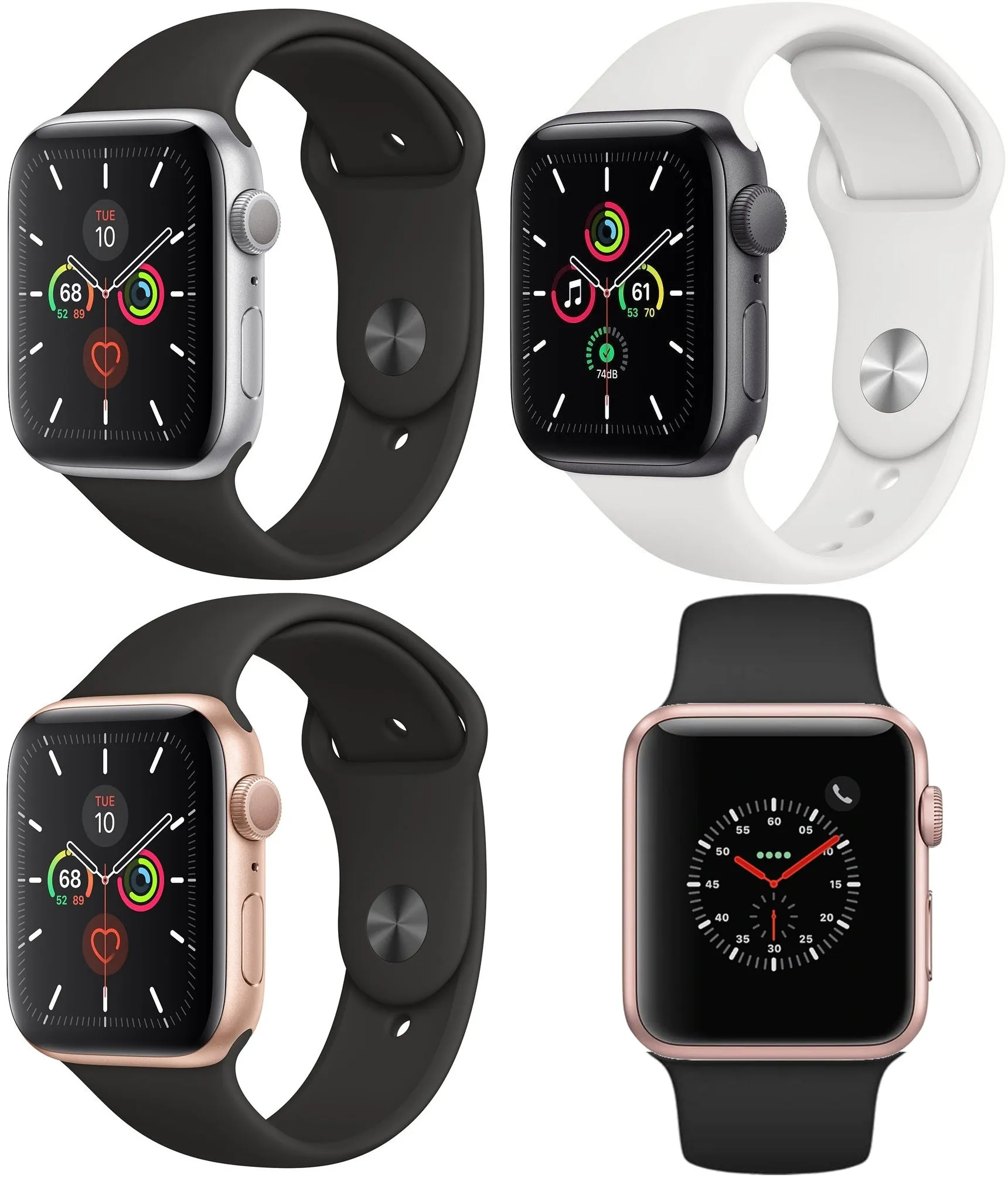 Apple Watch 38mm & 42mm with Wi-Fi w/ Sport Band