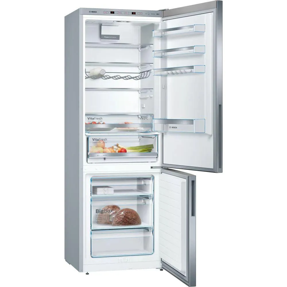 Bosch 70/30 Serie 6 Low Frost Freestanding Fridge Freezer - Inox | KGE49AICAG