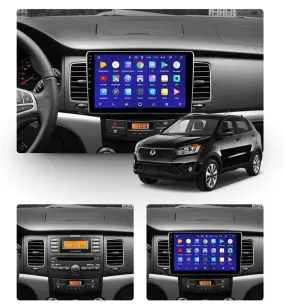 Car Dealz 10.2" Android 10.0 SsangYong Korando 3 2010 - 2013 In Dash Plus OEM Fascia