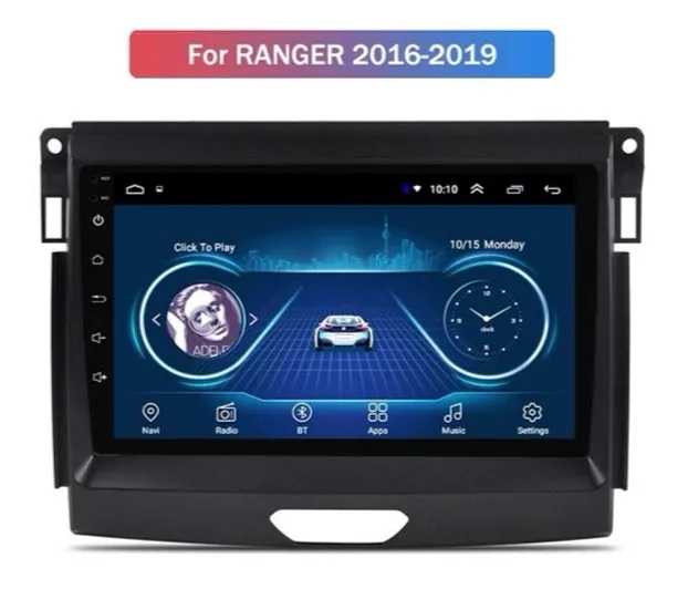 Car Dealz 9" Android 10.0 For Ford Edge Ranger 2016-2019 In Dash Plus OEM Fascia