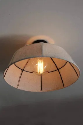 Farmhouse Linen Ceiling Light