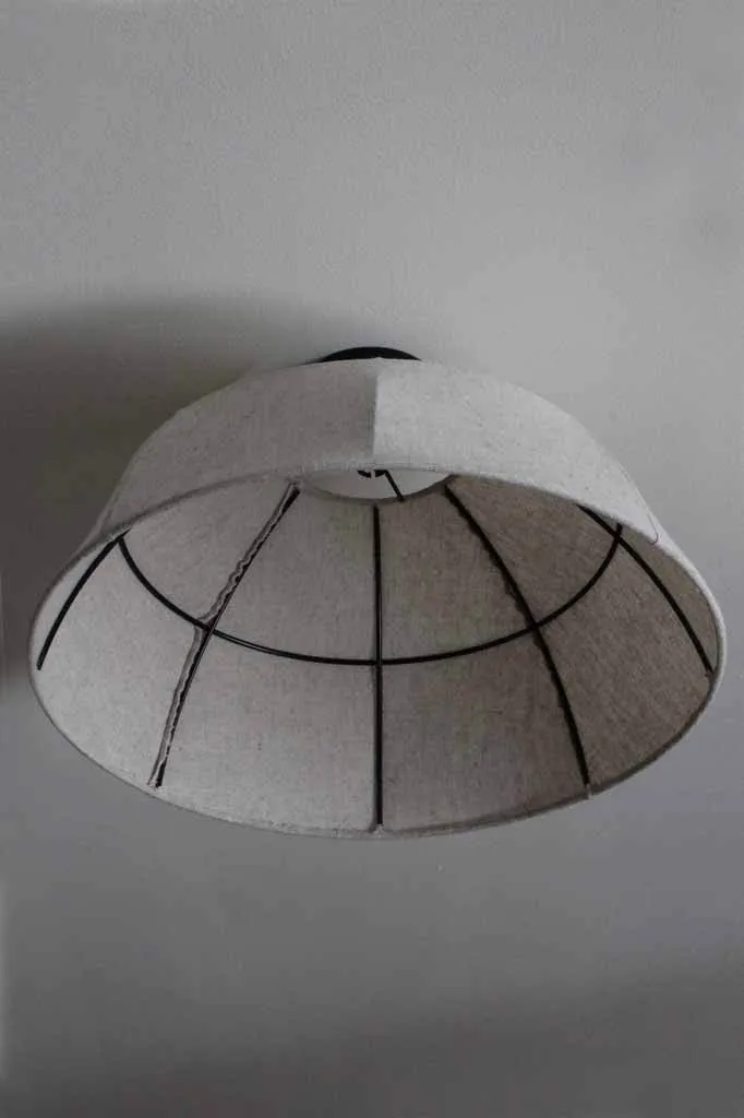 Farmhouse Linen Ceiling Light