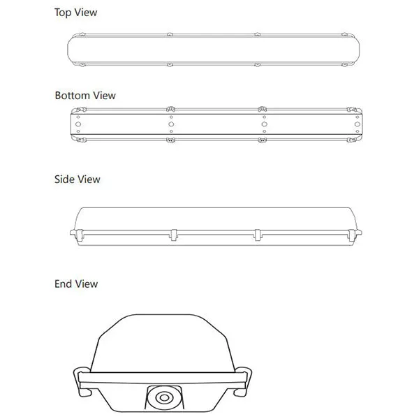 FSC Lighting L7600P Series LED Peaked Vaportite