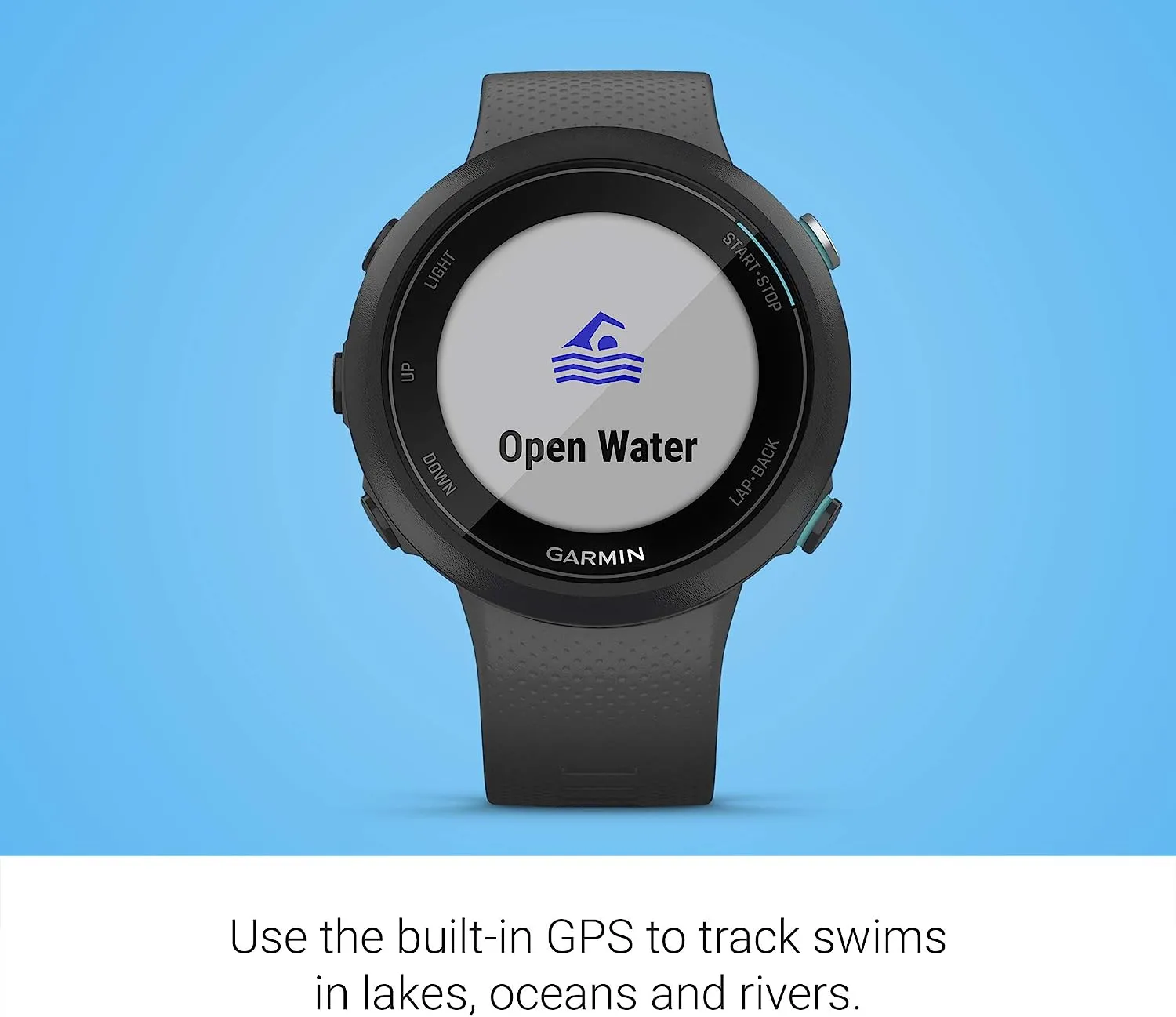 Garmin Swim 2 GPS Swimming Smartwatch - Slate Gray (010-02247-00)