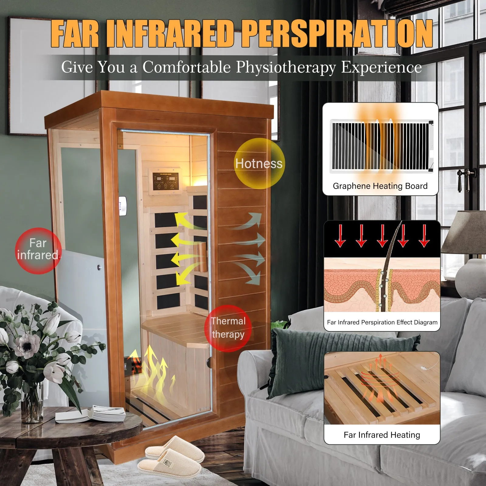 Infrared Sauna Room: Private Relaxation & Therapeutic Heat Benefits at Home