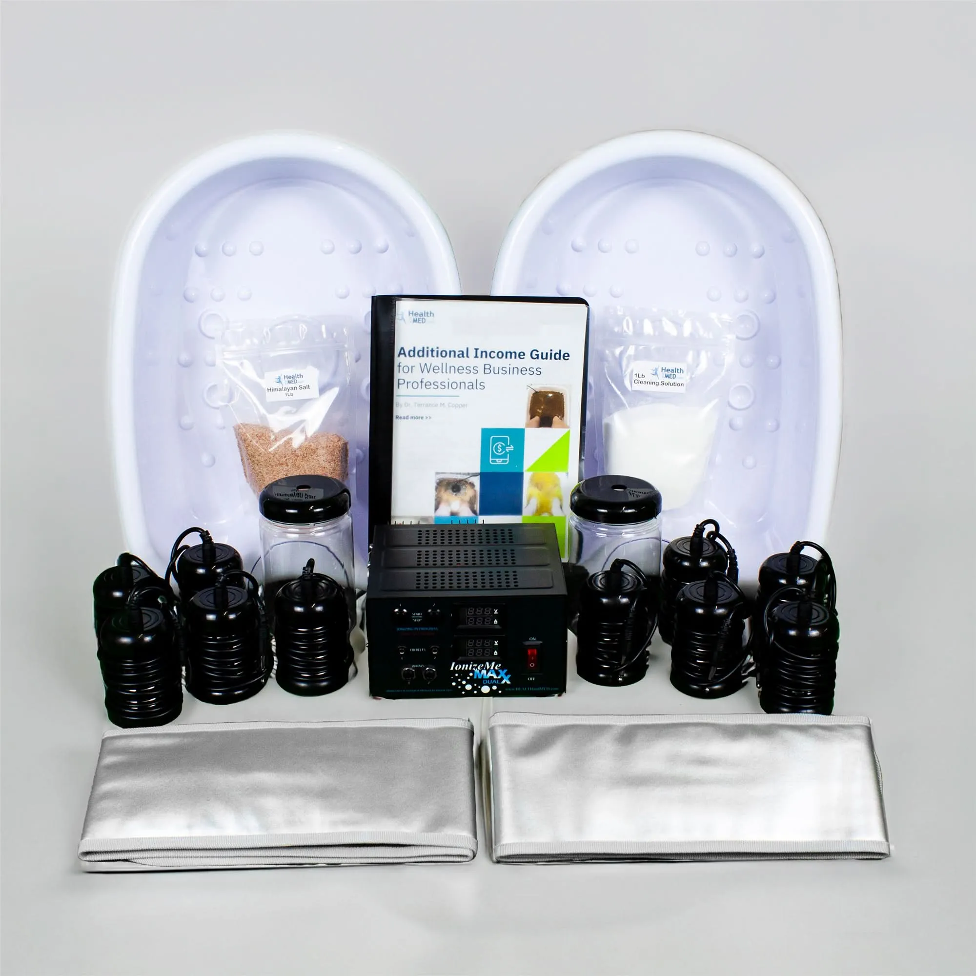 IonizeMe Business Package - Powerful 20V Made in USA Professional Ionic Detox Foot Bath System with Business Consult