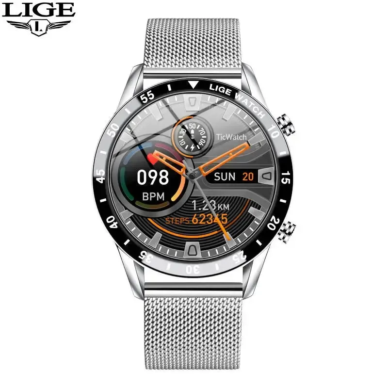 LIGE Luxury Touch Screen Smart Watch