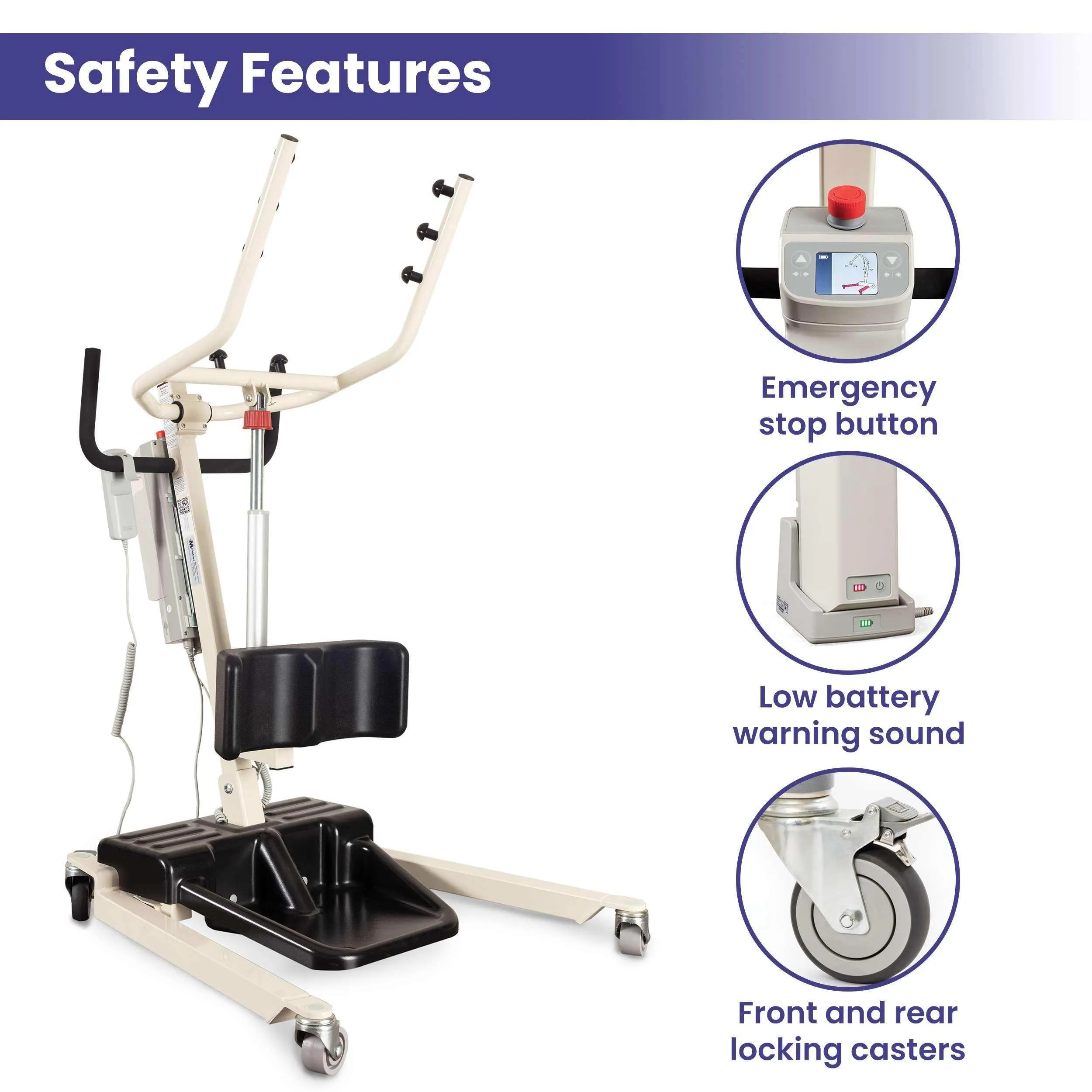 MedaCure Free Spirit Sit to Stand Powered Patient Assist Lift