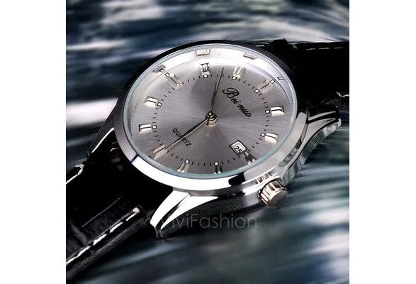 New Man / Men's Quartz Wrist Watches With Auto Date Display Function VVF