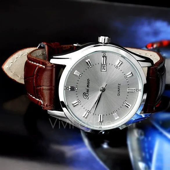 New Man / Men's Quartz Wrist Watches With Auto Date Display Function VVF