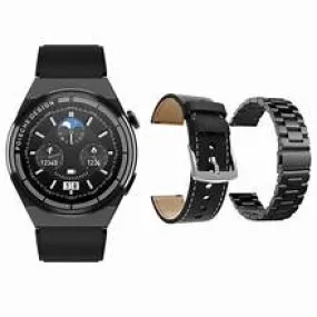 NEW PORSCHE DESIGN GT3 MAX ROUND SMART WATCH MEN 1.45 HIGH DEFINITION COLOR SCREEN NFC SMART WATCH WITH Wearfit Pro APP