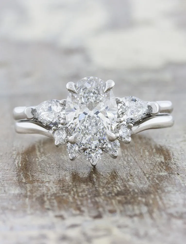 Permelia   Antoinette Ring Set - Lab Grown Diamonds