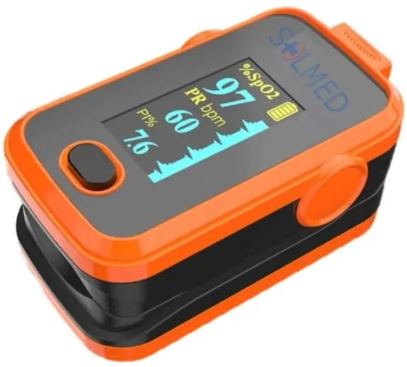 PULSE OXIMETER OLED DUAL COLOUR SPO2, PULSE RATE, PULSE BAR, PLETHYSMOGRAM,PERFUSION INDEX & ALARM X 1