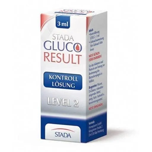 STADA GLUCO test strips blood sugar Level 2 solution