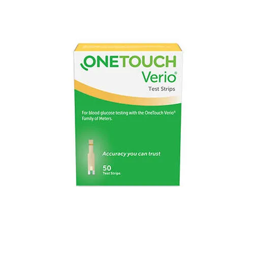 Verio Test Strips 50 Each By Onetouch